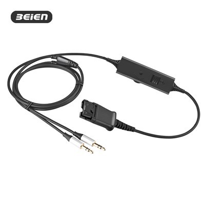 51QD-מתאם למחשב PC2*3.5 מ"מ עם בקרה מוטבעת